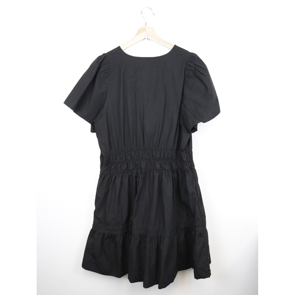 by Anthropologie The‎ Somerset Mini Dress Black 1X - Picture 3 of 12